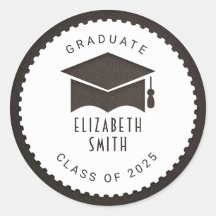 Pegatina Redonda Graduado