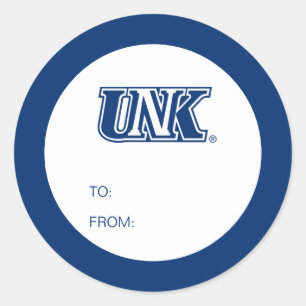 Pegatina Redonda Graduado de UNK Lopers