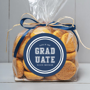 Pegatina Redonda Graduado de variación de color de fondo editable