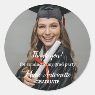 Pegatina Redonda Graduate Ssofisticate