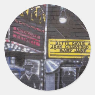 Pegatina Redonda Graffiti 10