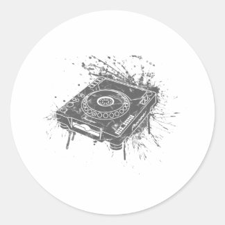 Pegatina Redonda Graffiti de Pioneer CDJ-1000
