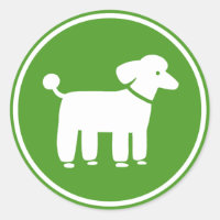 Gráfico de Caniche (Verde)