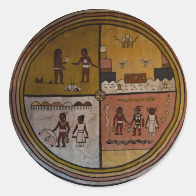 Pegatina Redonda Gran Cañón (Anverso)