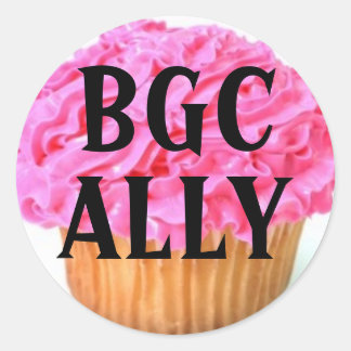 Pegatina Redonda Gran Chica Club Ally