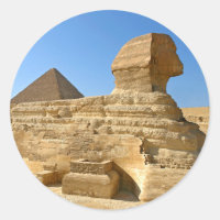 Gran Esfinge de Giza con pirámide Khafre - Egipto