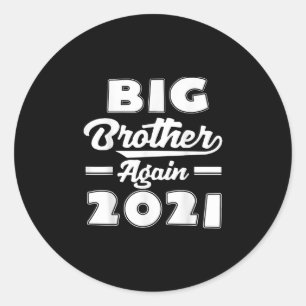 Pegatina Redonda Gran Hermano de nuevo 2021 Regalo gracioso