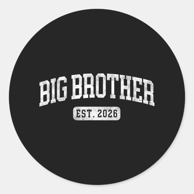 Pegatina Redonda Gran Hermano Este 2026 Promocionado Al Gran Herman (Anverso)