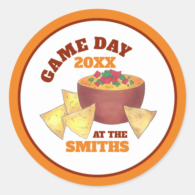 Pegatina Redonda Gran juego de fútbol portón trasero Fiesta chispas (Anverso)