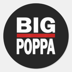 Pegatina Redonda Gran Papá Hip Hop Día del Padre