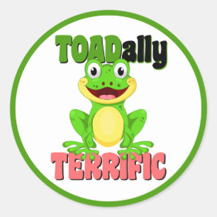 Pegatina Redonda Gran profesor de empleo