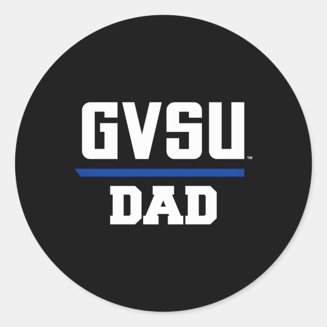 Pegatina Redonda Grand Valley Gvsu Lakers Dad (Anverso)