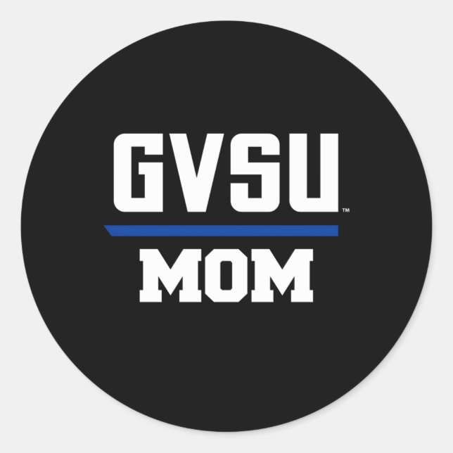 Pegatina Redonda Grand Valley Gvsu Lakers Mom (Anverso)