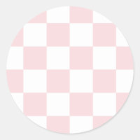 Grande a cuadros - Blanco y rosa pálido