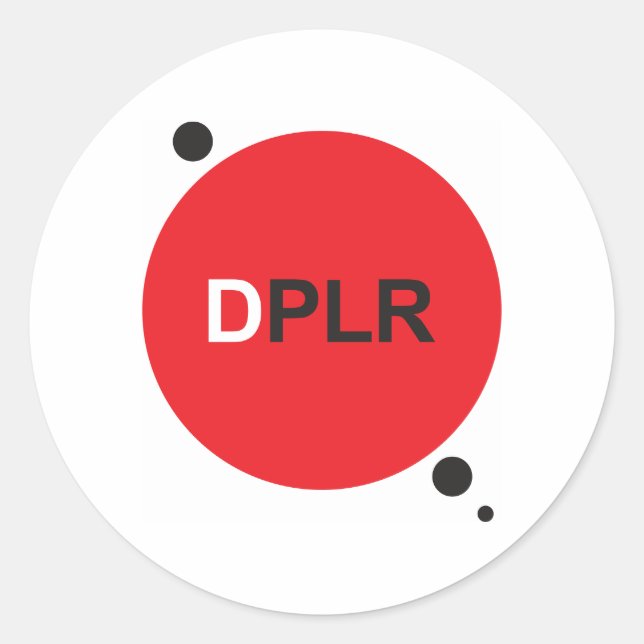 Pegatina Redonda Grandes Pegatinas (Anverso)