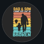Pegatina Redonda Grandfather Quotes | Dad And Son<br><div class="desc">Grandfather Quotes | Dad And Son</div>