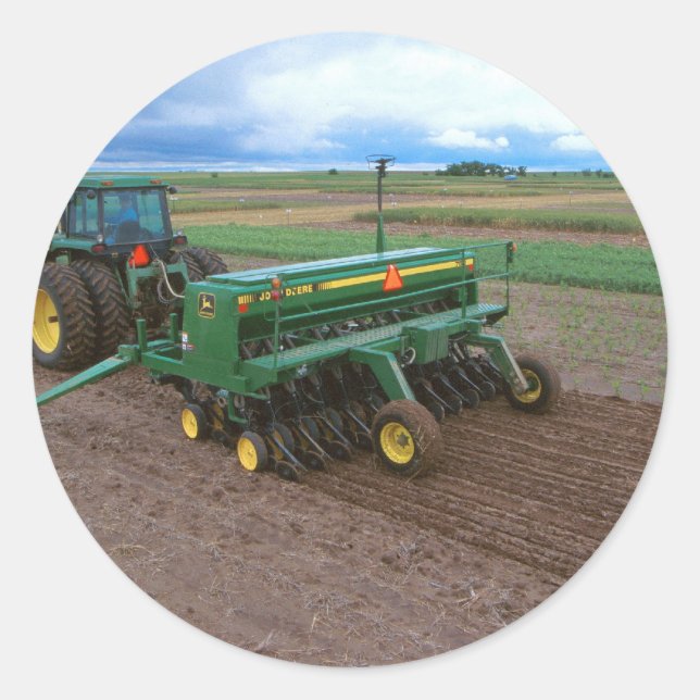 Pegatina Redonda Granja (Anverso)