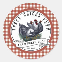 Granja Huevos Frescos Vintage Chicken Carton Class