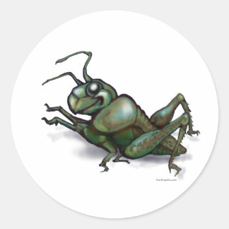 Pegatina Redonda Grasshopper