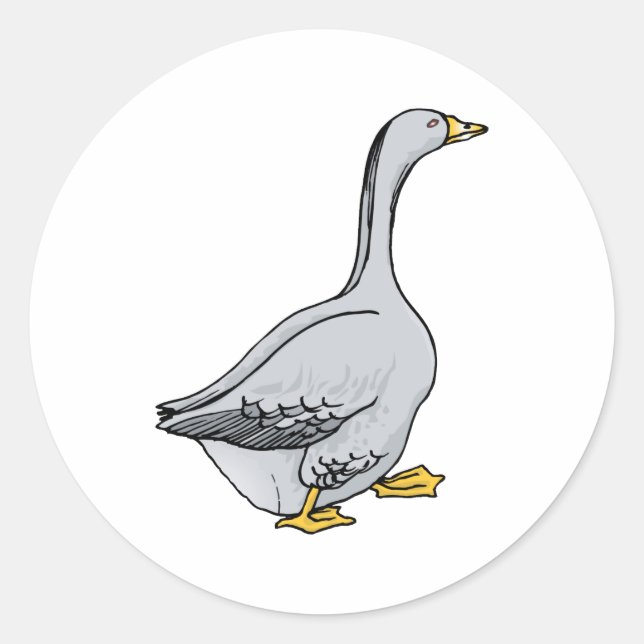 Pegatina Redonda Gray Goose (Anverso)