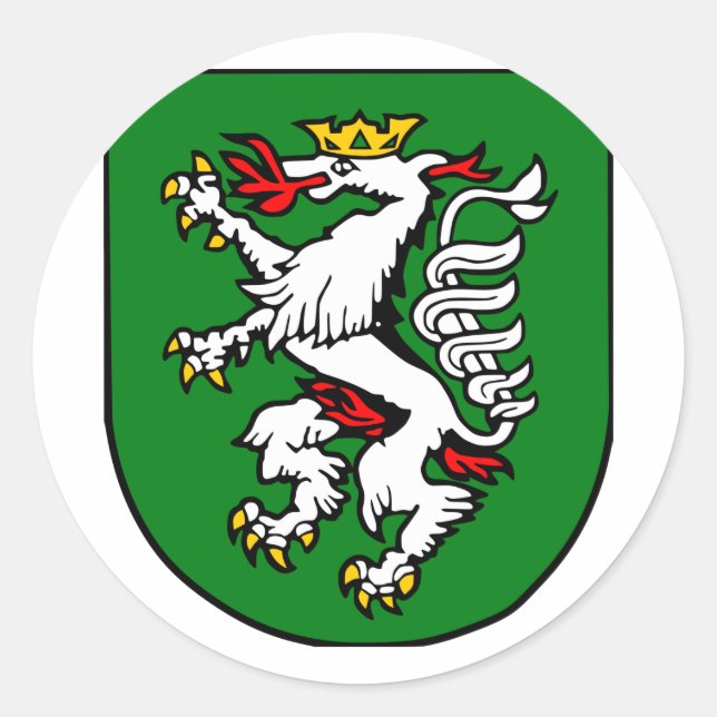 Pegatina Redonda Graz, Austria (Anverso)