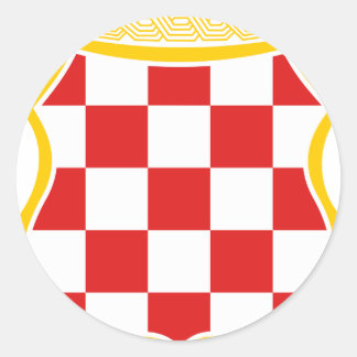 Pegatina Redonda Grb Herceg-Bosne