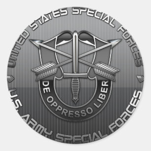 Pegatina Redonda Green Berets DUI Special Edition