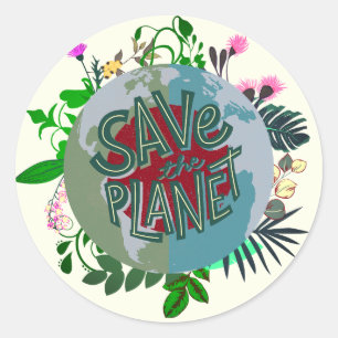 PEGATINA REDONDA GREEN DAY FOR EARTH