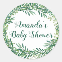 Greenery deja Baby Shower