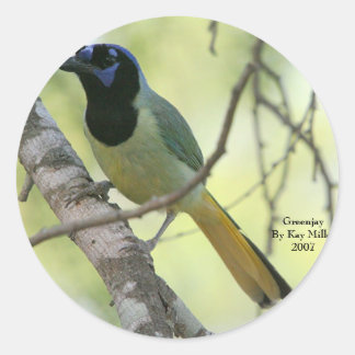 Pegatina Redonda GreenjayPor Kay Miller2007