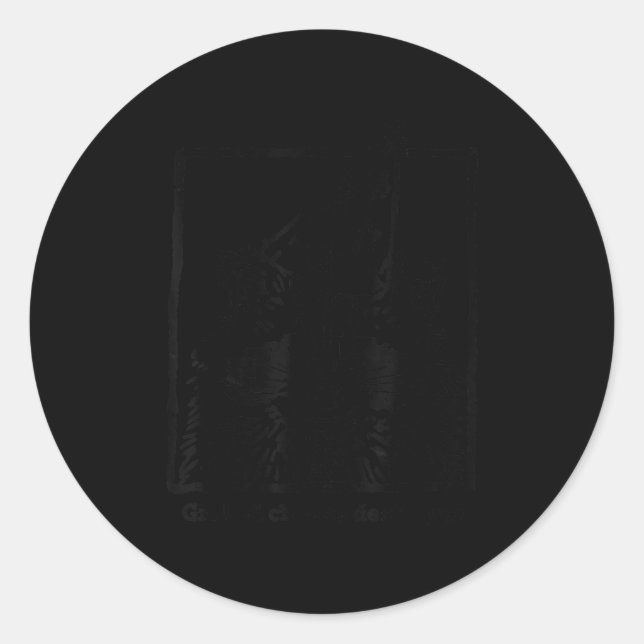 Pegatina Redonda Grilled Cheese Destroyer Funny Raccoon Meme  (Anverso)