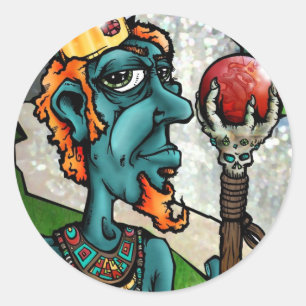 Pegatina Redonda Grind King Scepter_JGAD