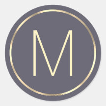 Gris dorado monograma