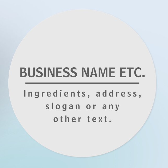 Pegatina Redonda Gris Multi-Propósito (Subido por el creador)