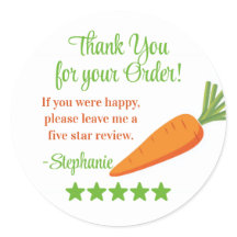Grocery Delivery Service Thank You Review Stars