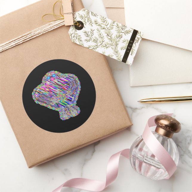 Pegatina Redonda Grogger the Golem (Regalar)