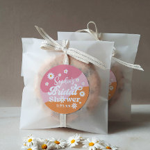 Groovy Retro Bridal Shower Hippie Favor