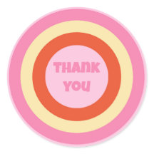 Groovy Retro Vintage Setentis Circle Gracias