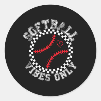 Pegatina Redonda Groovy Softll Womens Girls Softll _1