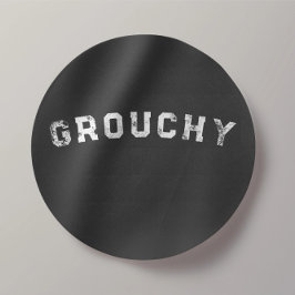 Pegatina Redonda Grouchy Mood Funny Quote Sticker