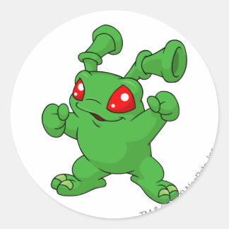 Pegatina Redonda Grundo Green