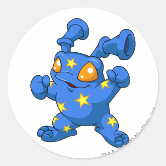 Pegatina Redonda Grundo Starry