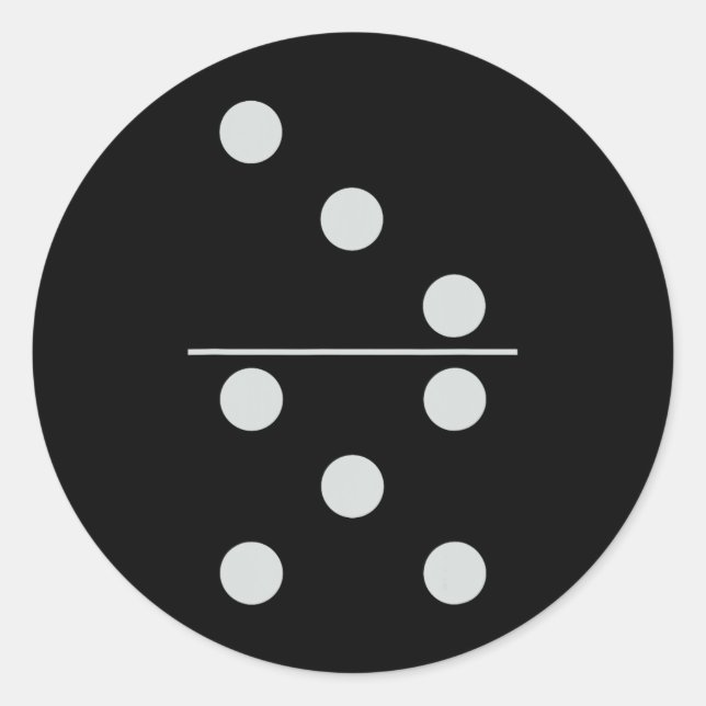 Pegatina Redonda Grupo divertido coincidiendo con el disfraz de Hal (Anverso)