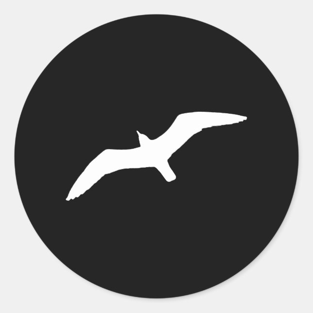 Pegatina Redonda Gualda blanca (Anverso)