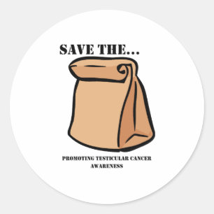 Pegatina Redonda Guardar el Sak