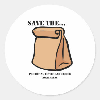 Pegatina Redonda Guardar el Sak