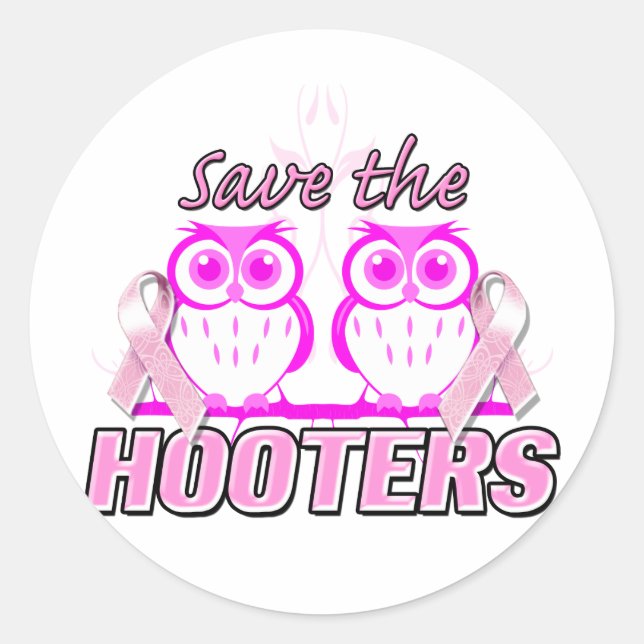 Pegatina Redonda Guardar los Hooters.png (Anverso)
