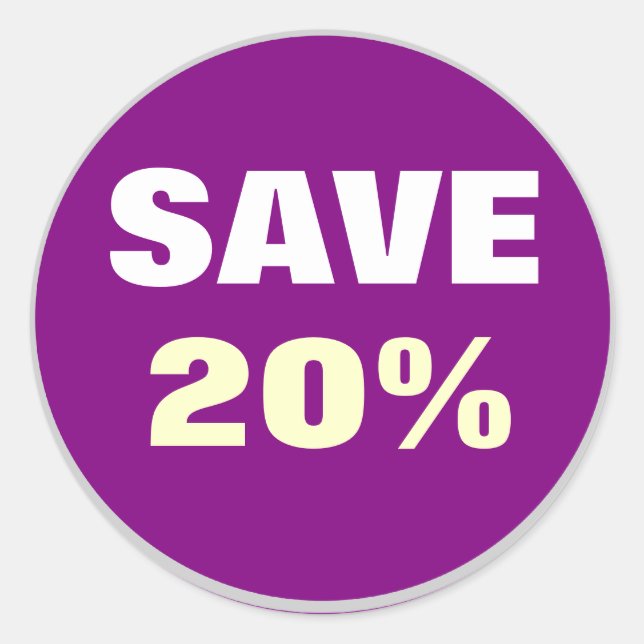 Pegatina Redonda Guardar pegatinas redondos (Anverso)