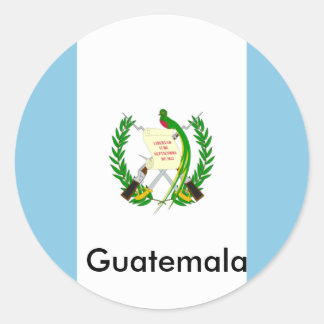 Pegatina Redonda ¡Guatemala!