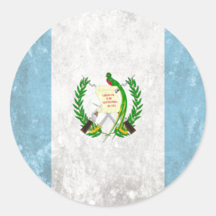 Pegatina Redonda Guatemala